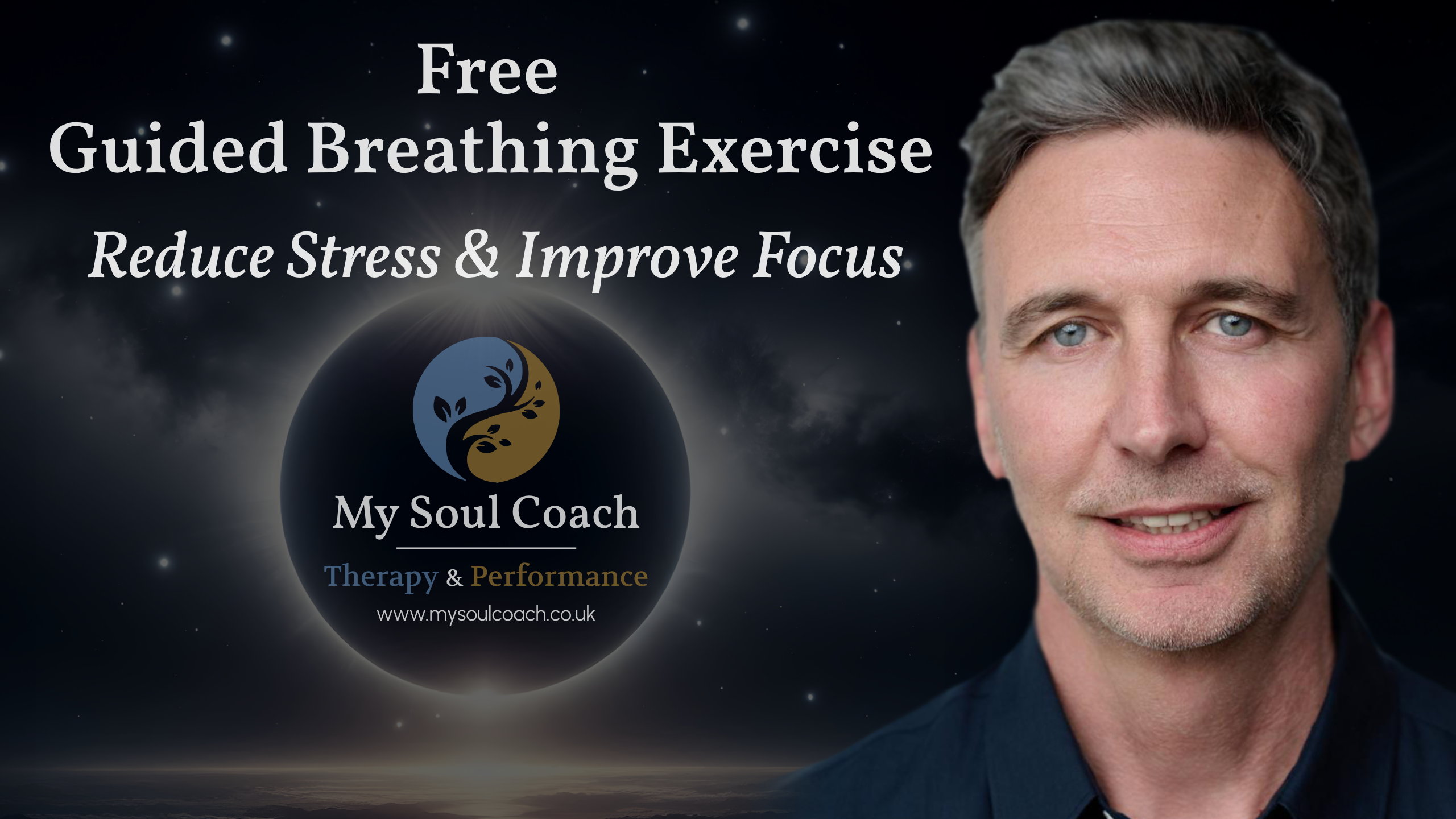 Load video: Neil Sunley’s Free Guided Breathing Exercise for Stress Relief &amp; Focus | My Soul Coach Therapy &amp; Performance."