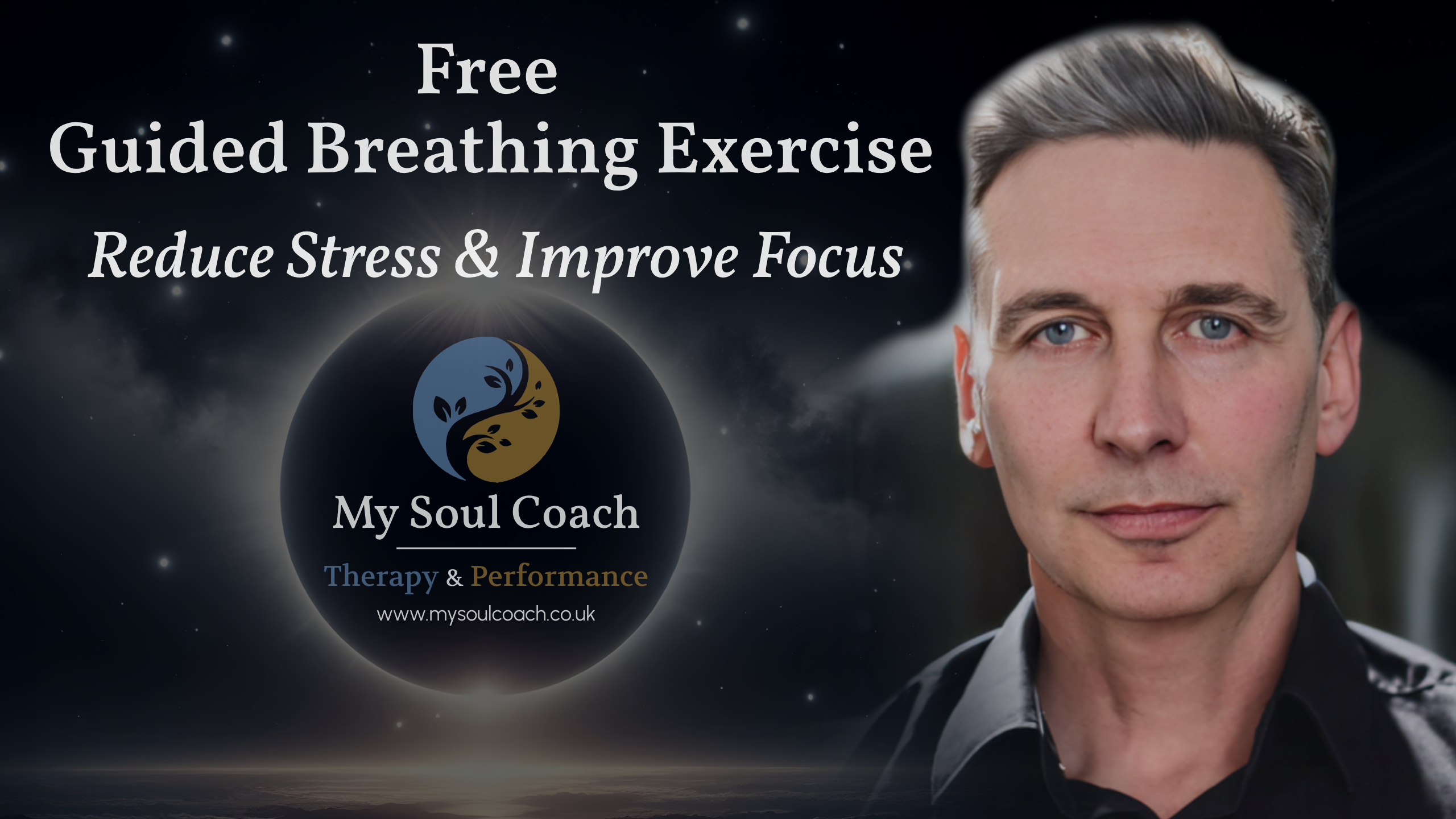 Load video: Neil Sunley’s Free Guided Breathing Exercise for Stress Relief &amp; Focus | My Soul Coach Therapy &amp; Performance.&quot;
